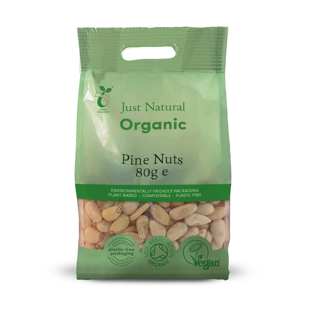 Organic Pine Nuts 80g, Just Natural Organic