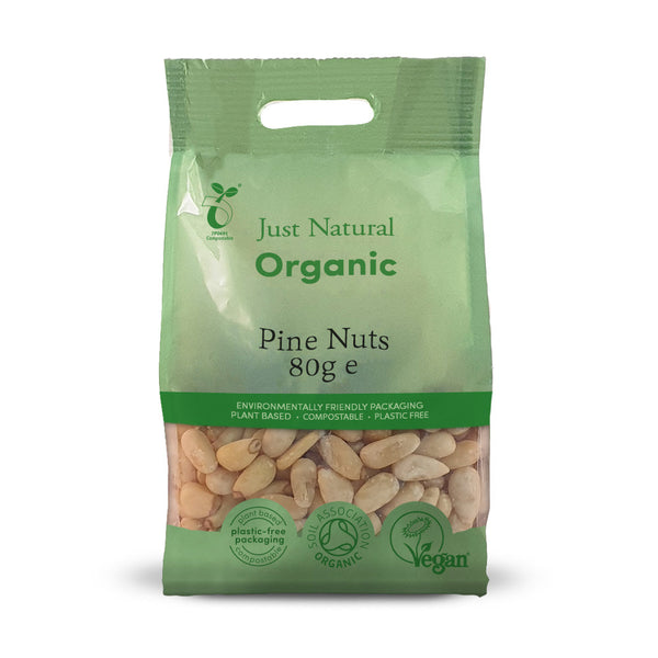 Organic Pine Nuts 80g, Just Natural Organic