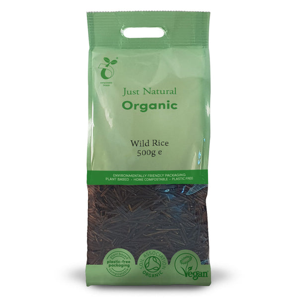 Organic Wild Rice 500g, Just Natural Organic