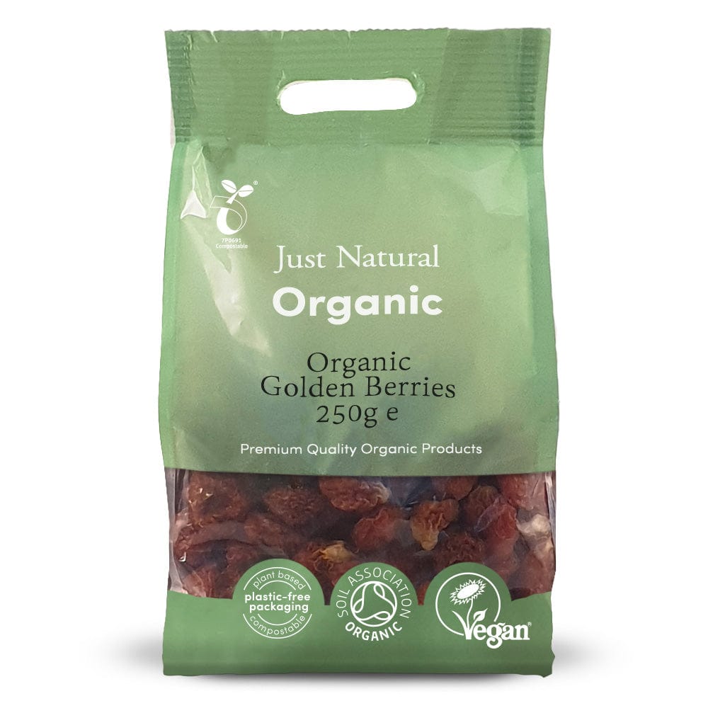 Organic Golden Berries 250g, Just Natural Organic