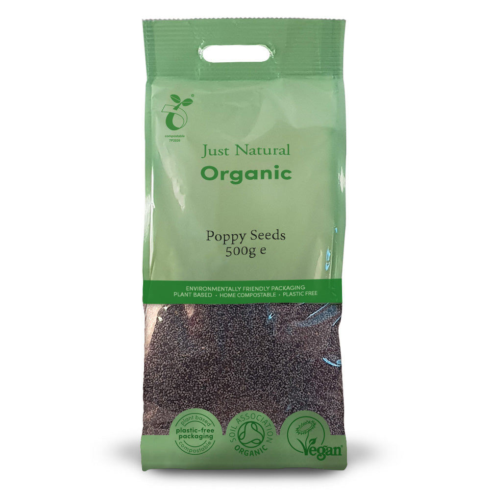 Organic Poppy Seeds 500g, Just Natural Organic