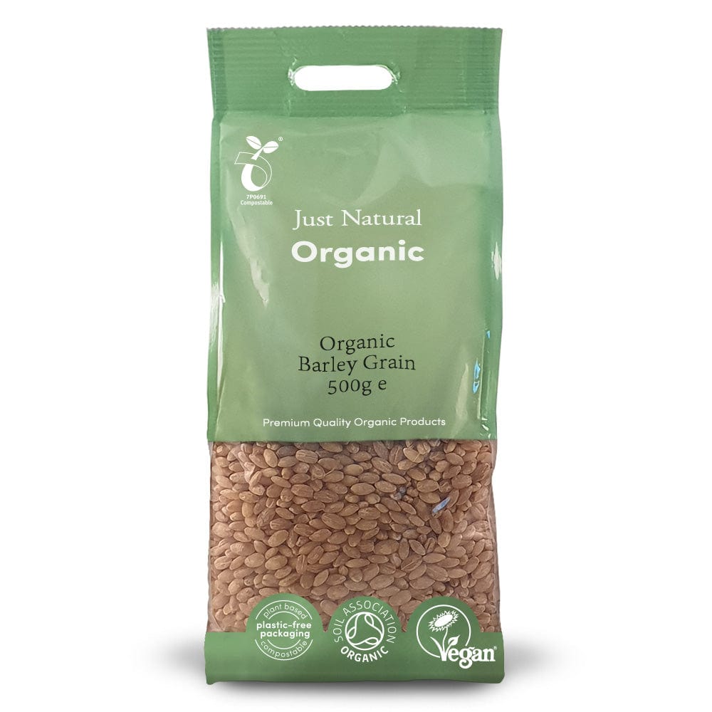 Organic Barley Grain Hulled 500g, Just Natural Organic