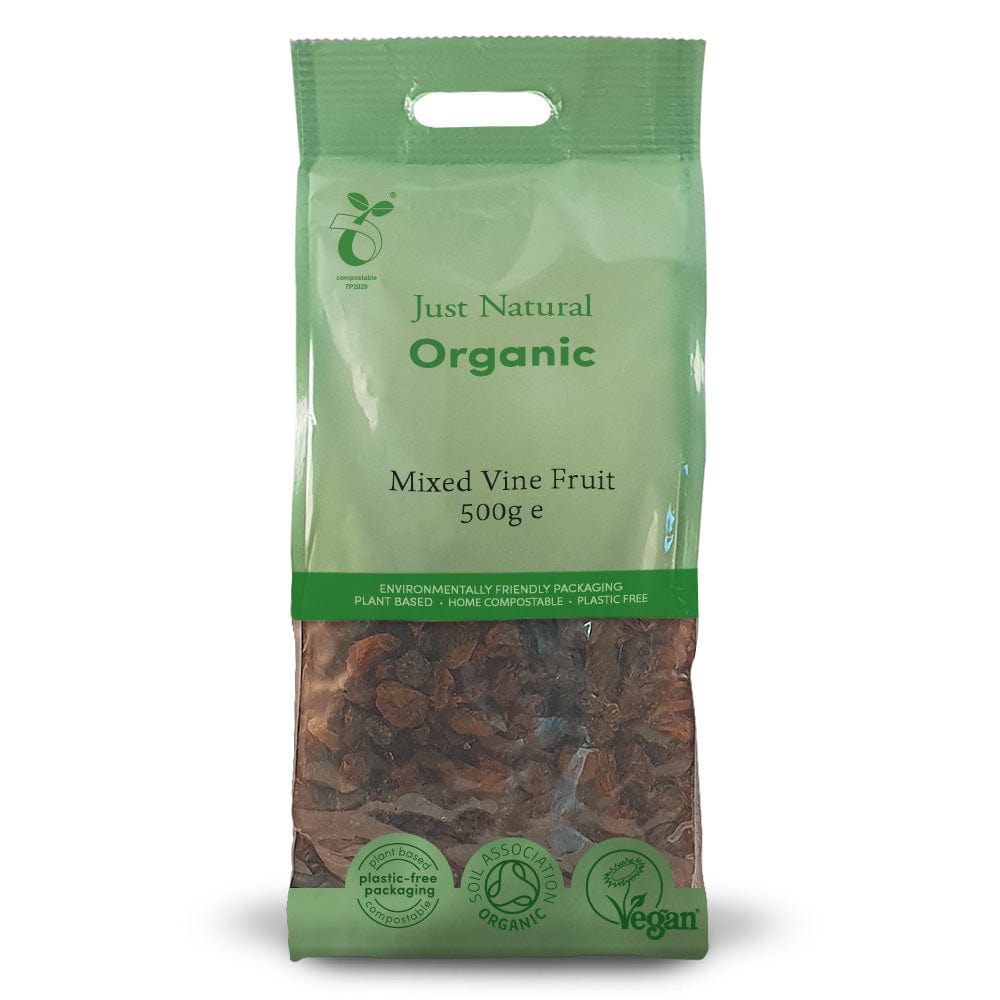 Organic Mixed Vine Fruit 500g, Just Natural Organic