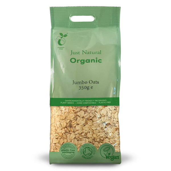 Organic Jumbo Oats 350g, Just Natural Organic