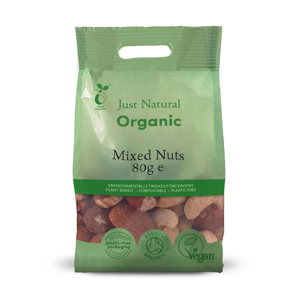 Organic Mixed Nuts 80g, Just Natural Organic