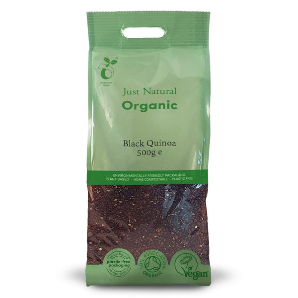 Organic Black Quinoa 500g, Just Natural Organic