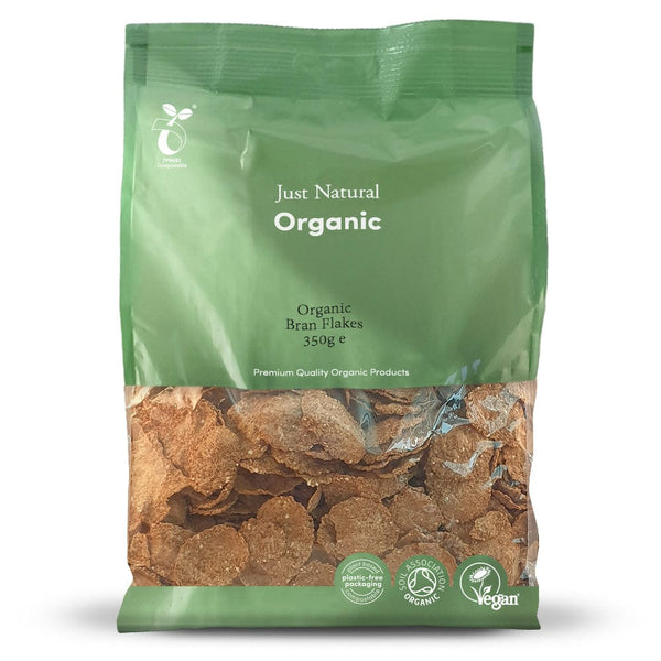 Organic Bran Flakes 350g, Just Natural Organic