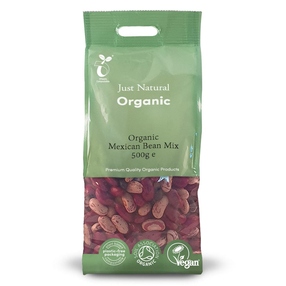 Organic Mexican Bean Mix 500g, Just Natural Organic