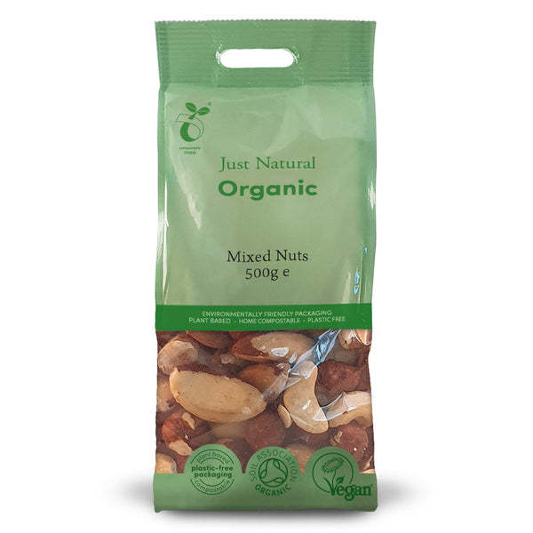 Organic Mixed Nuts 500g, Just Natural Organic