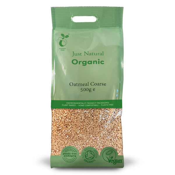 Organic Oatmeal Coarse 500g, Just Natural Organic