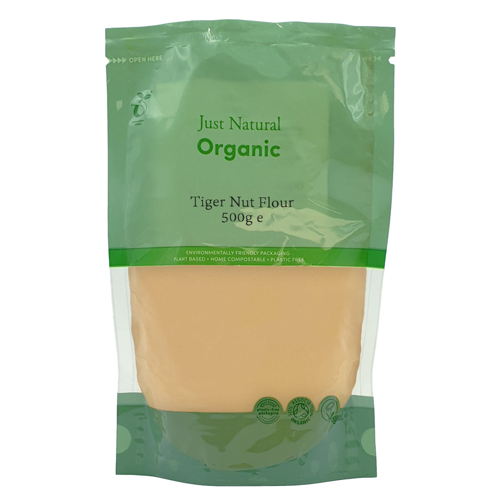 Organic Tiger Nut Flour Raw - Fine 500g, Just Natural Organic