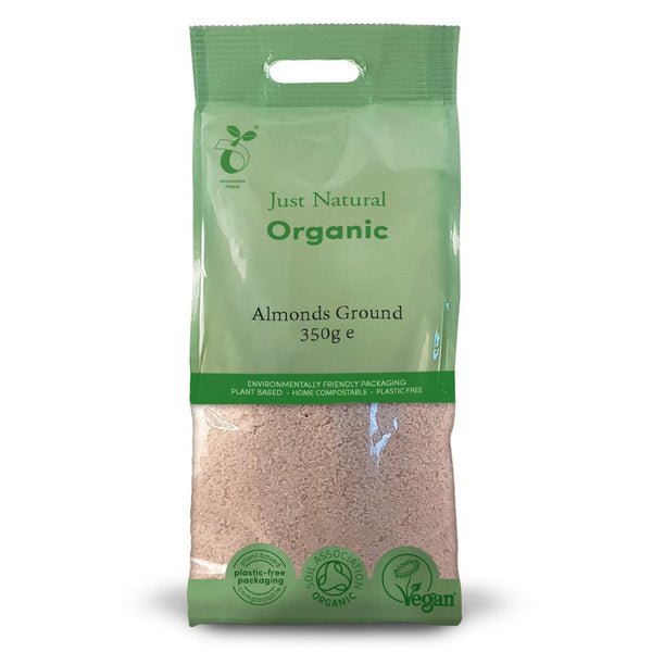 Organic Almonds Ground 350g, Just Natural Organic