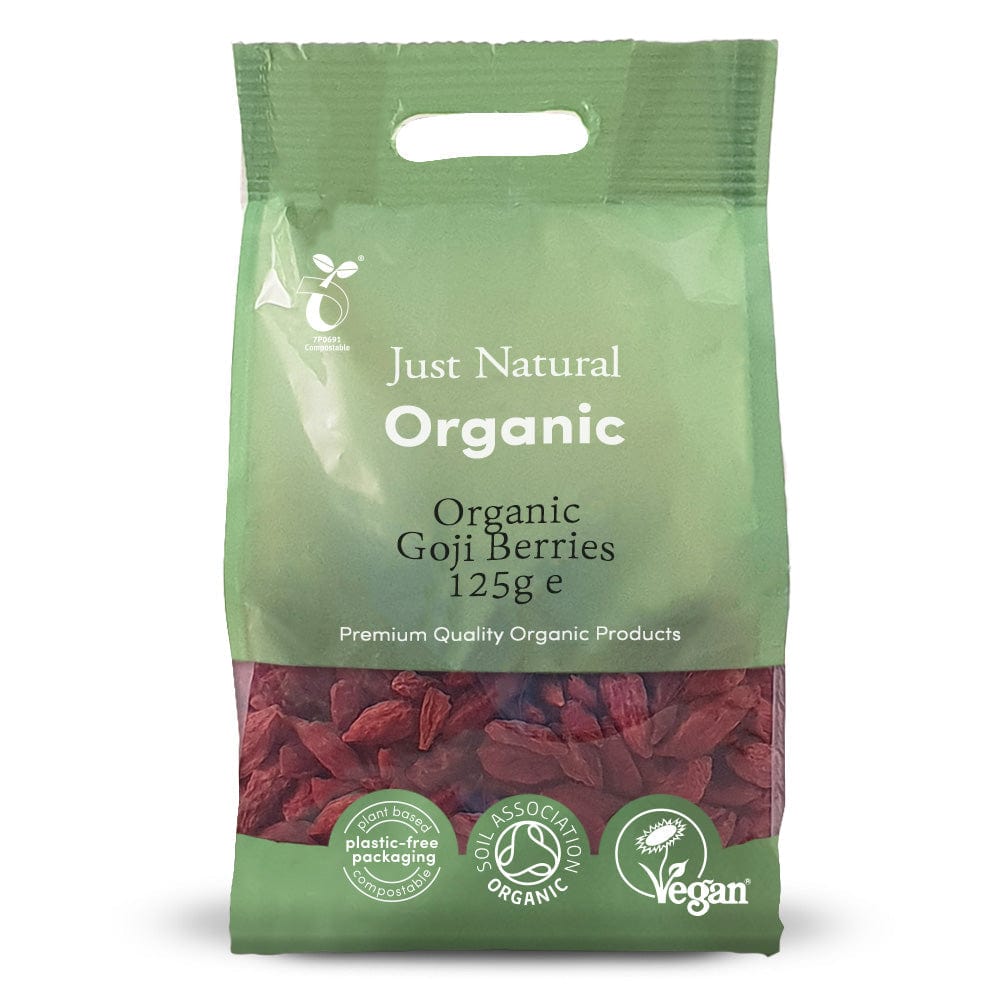 Organic Goji Berries 125g, Just Natural Organic