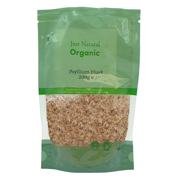 Organic Psyllium Husk 200g, Just Natural Organic