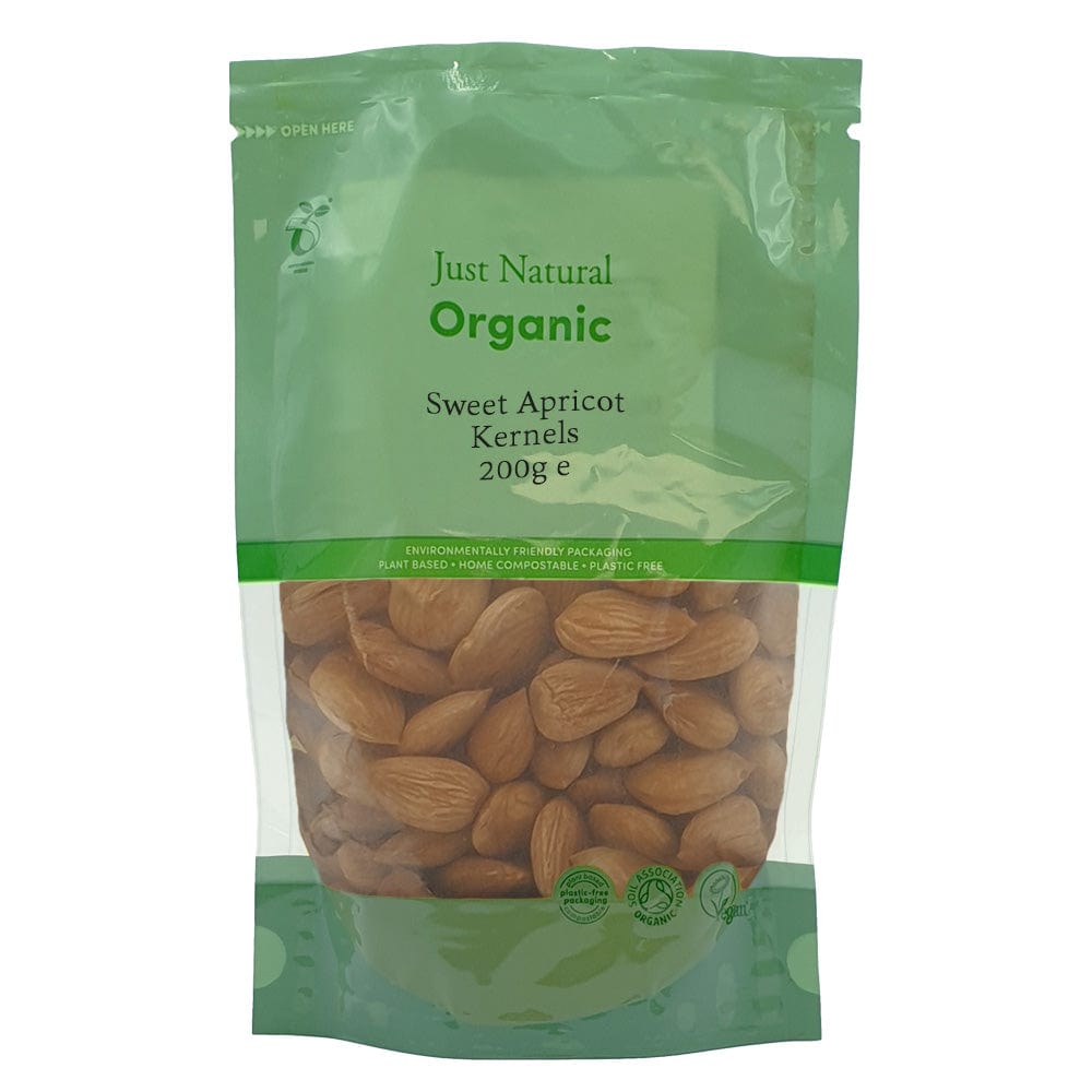 Organic Sweet Apricot Kernels 200g, Just Natural Organic