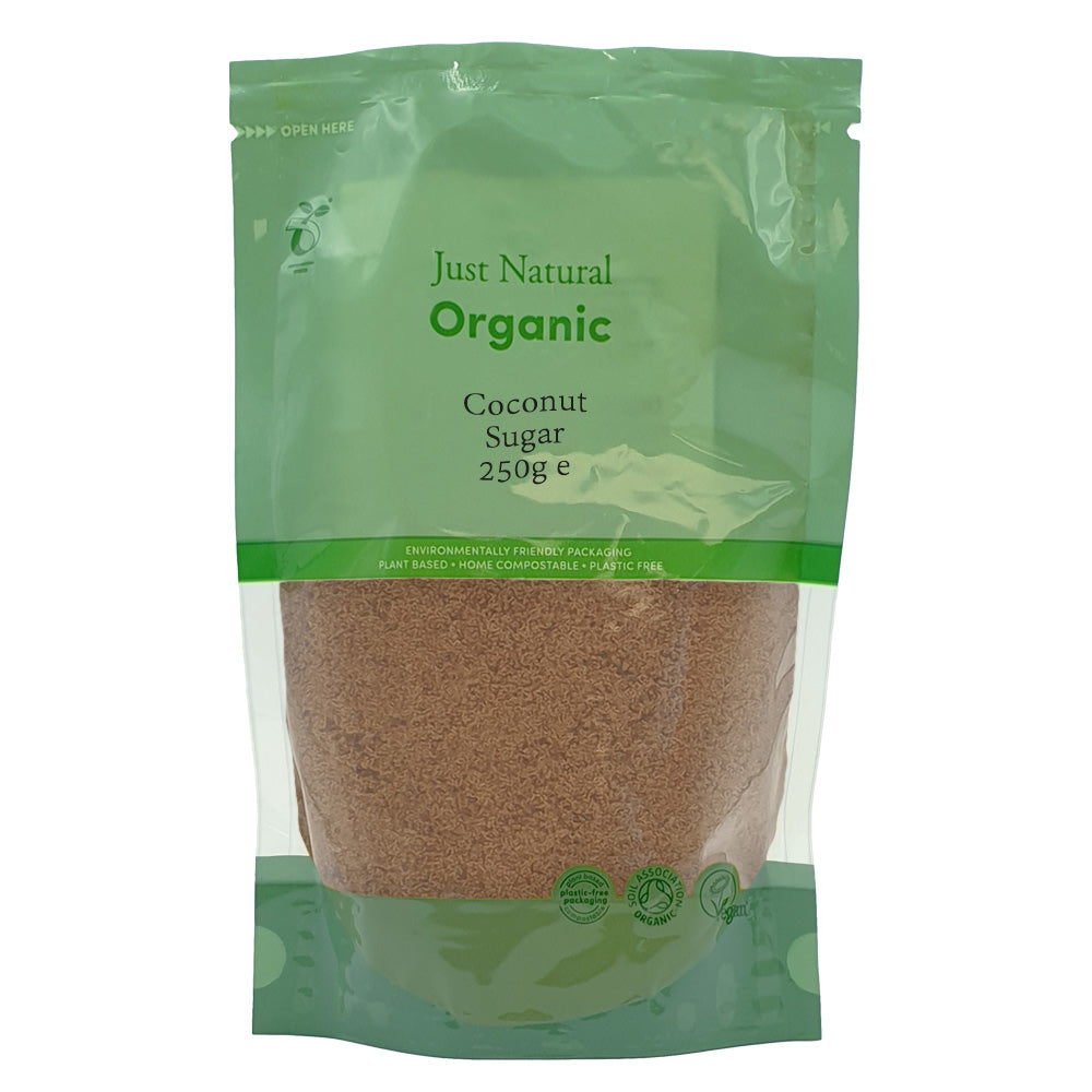 Organic Coconut Sugar 250g, Just Natural Organic