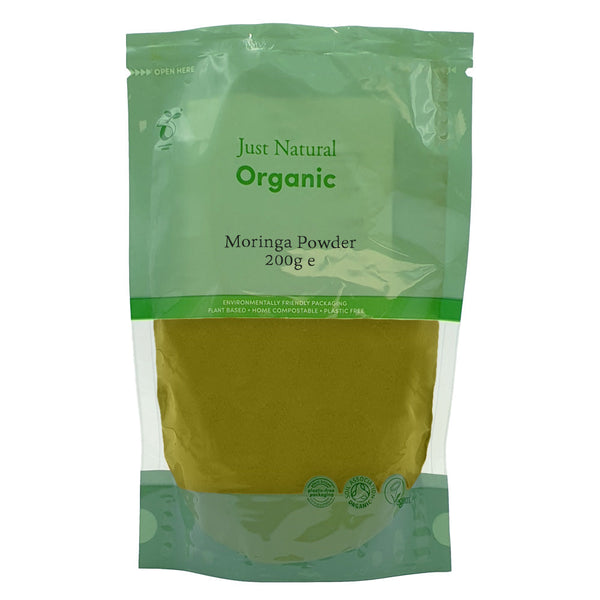 Organic Moringa Powder 200g, Just Natural Organic