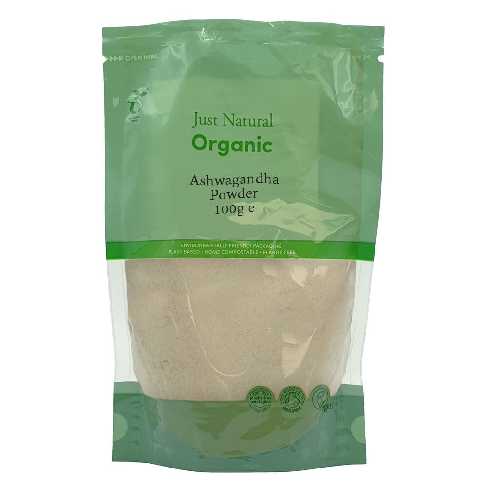 Organic Ashwagandha Powder 100g, Just Natural Organic