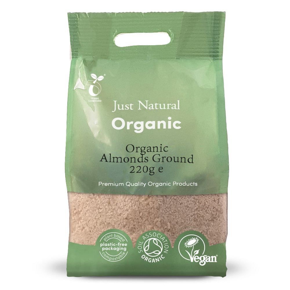 Organic Almonds Ground 220g, Just Natural Organic