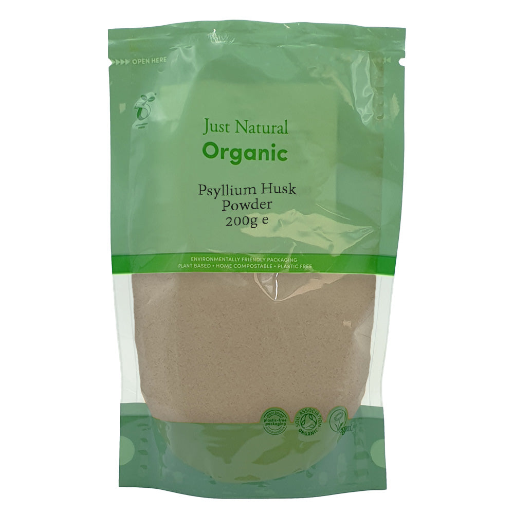 Organic Psyllium Husk Powder 200g, Just Natural Organic