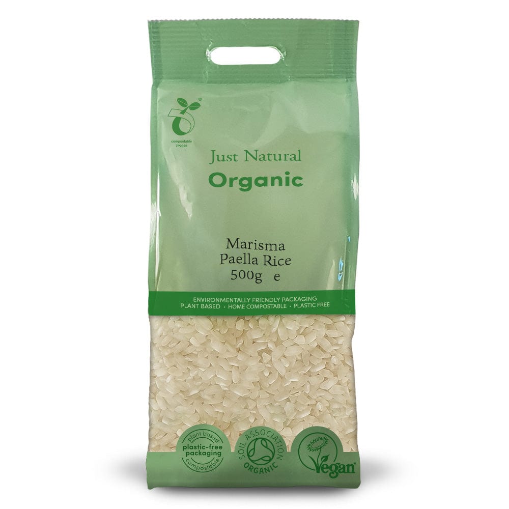 Organic Marisma Paella Rice 500g, Just Natural Organic