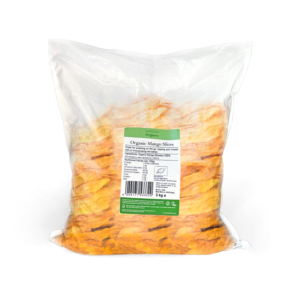 Organic Mango Slices 3kg, Just Natural Organic