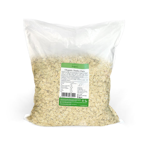 Organic Jumbo Oats 5kg, Just Natural Organic