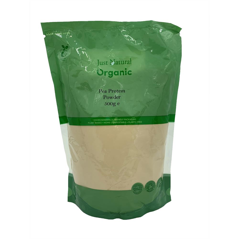 Organic Pea Protein Powder 500g, Just Natural Organic