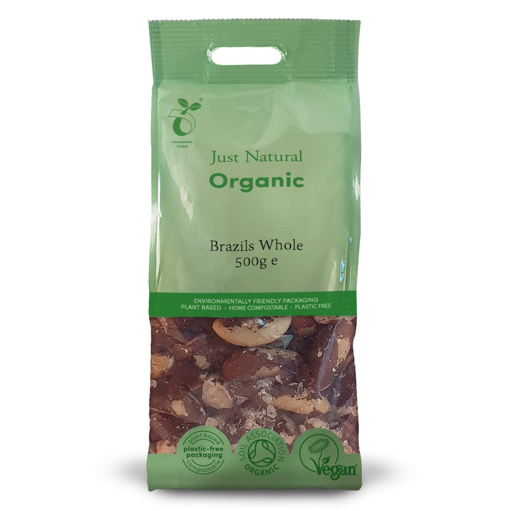 Organic Brazils Whole 500g, Just Natural Organic