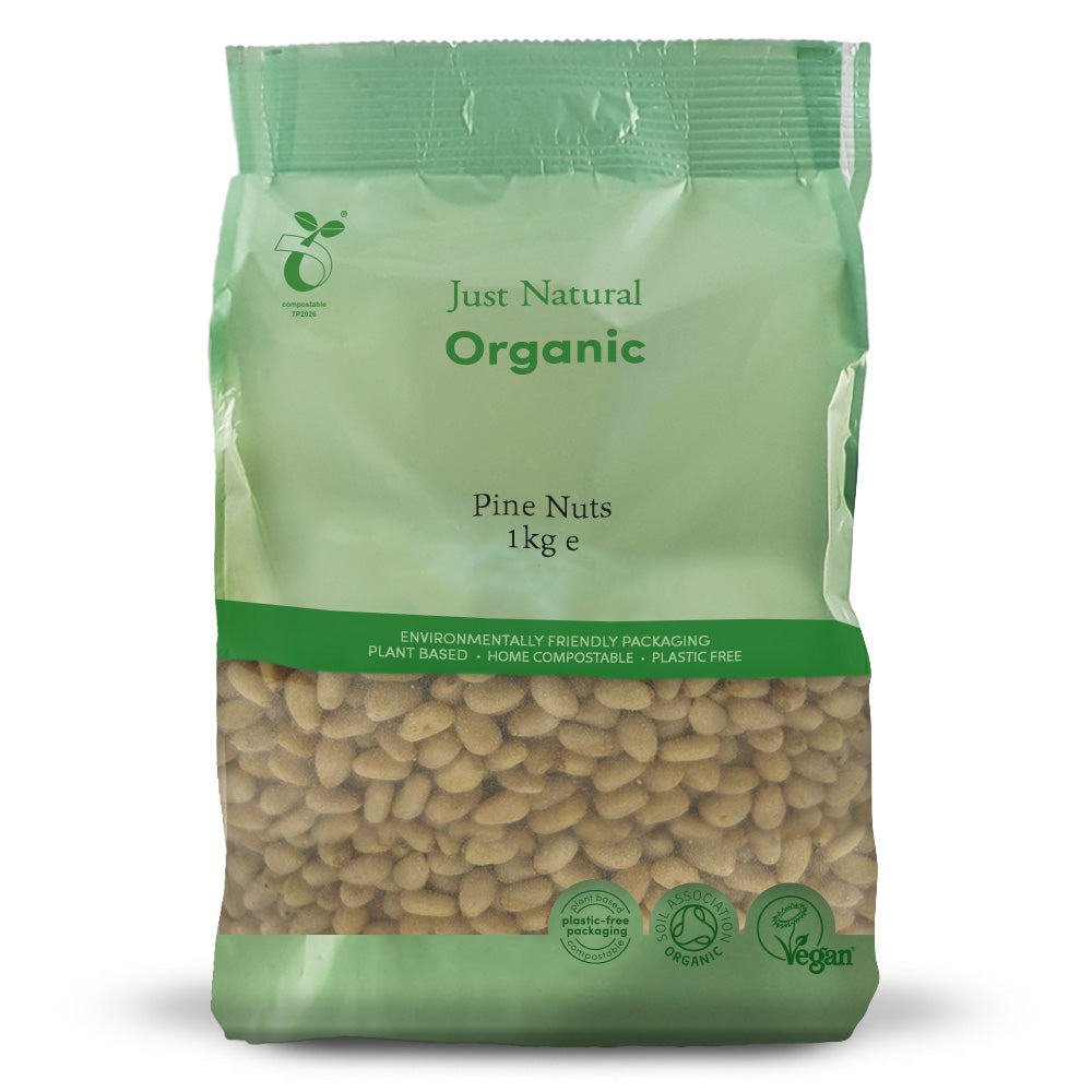 Organic Pine Nuts 1kg, Just Natural Organic