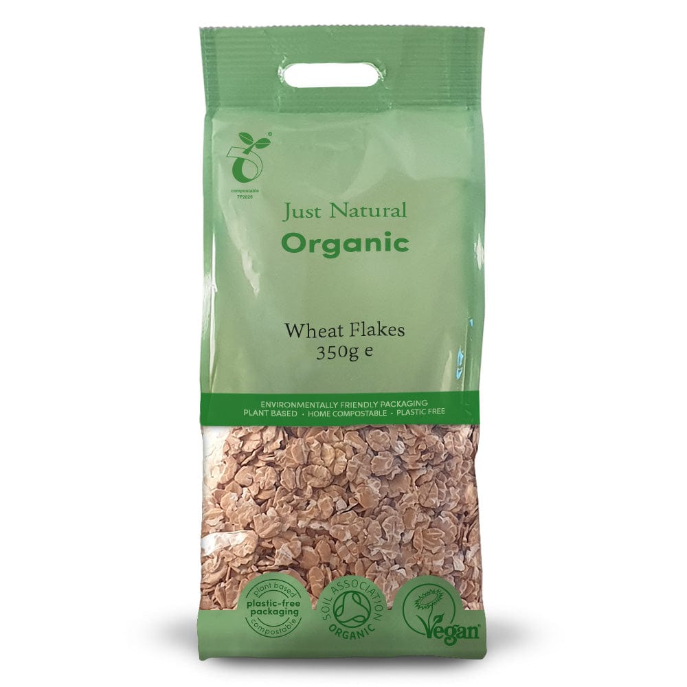 Organic Wheat Flakes 350g, Just Natural Organic