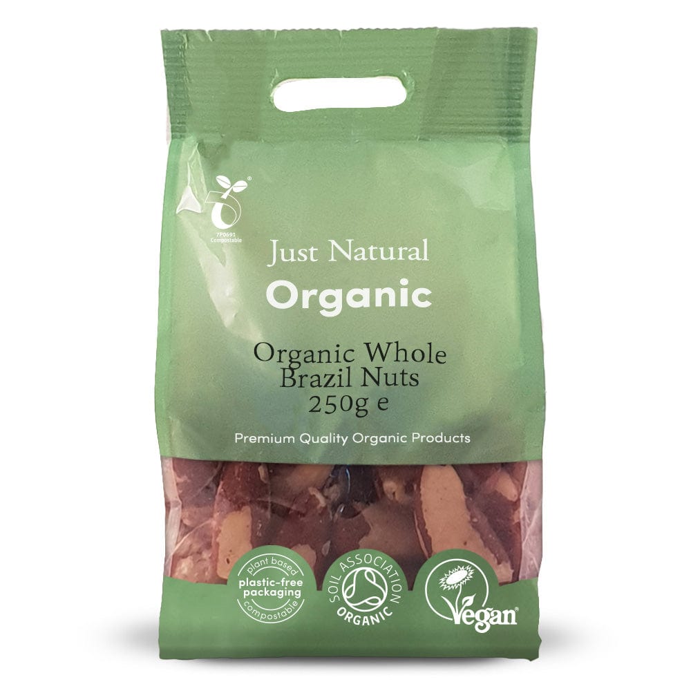 Organic Brazils Whole 250g, Just Natural Organic