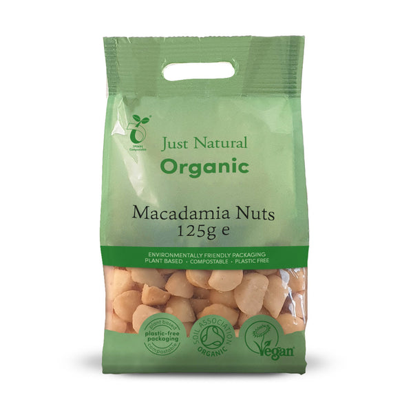 Organic Macadamia Nuts 125g, Just Natural Organic