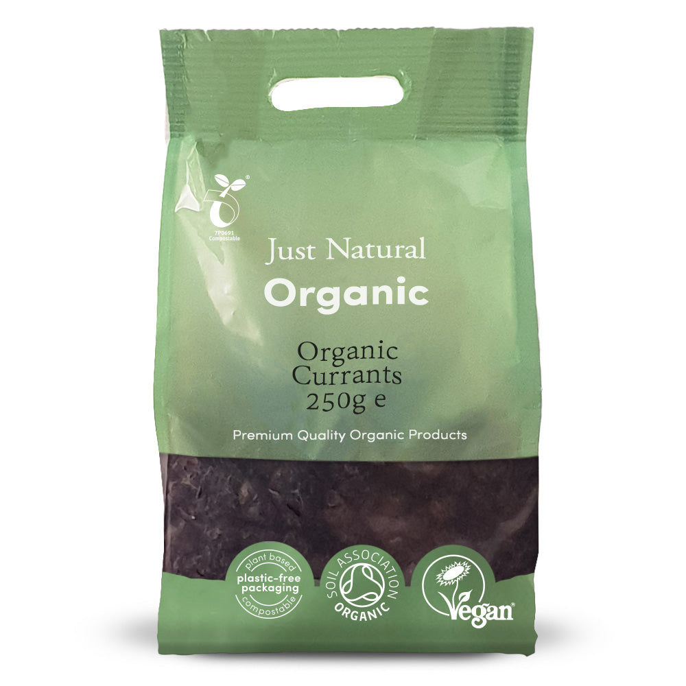 Organic Currants 250g, Just Natural Organic