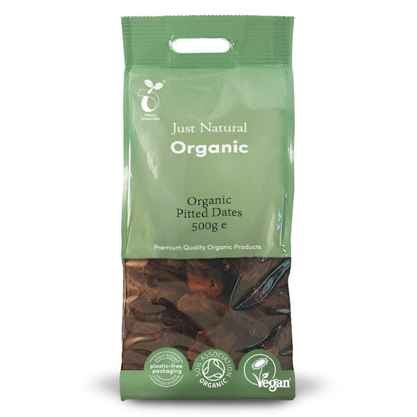 Organic Pitted Dates 500g, Just Natural Organic