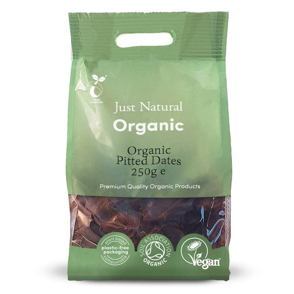 Organic Pitted Dates 250g, Just Natural Organic