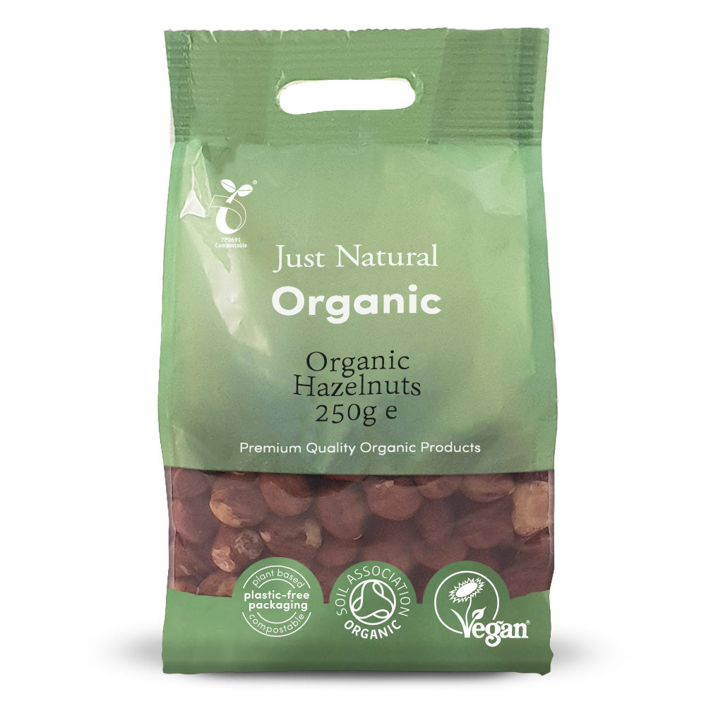 Organic Hazelnuts 250g, Just Natural Organic