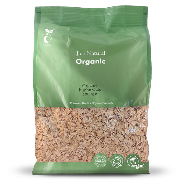 Organic Jumbo Oats 1000g, Just Natural Organic