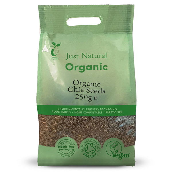 Organic Chia Seeds 250g, Just Natural Organic