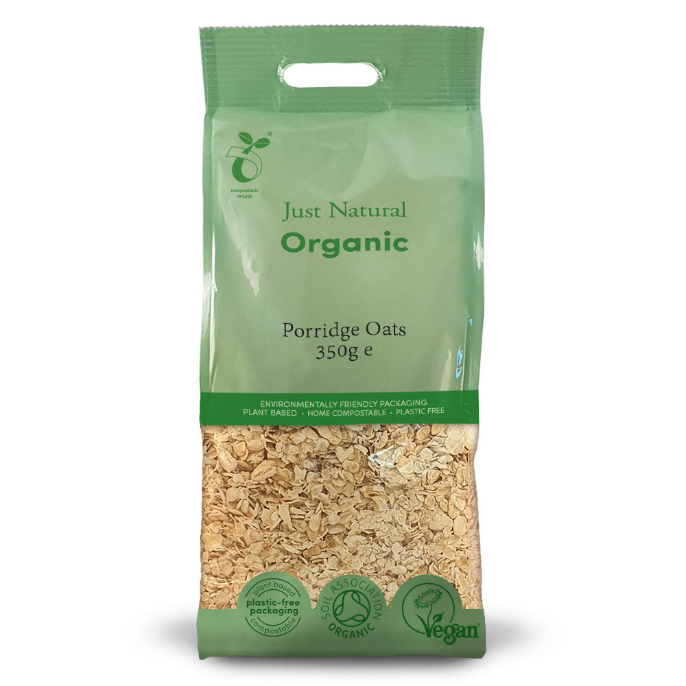 Organic Porridge Oats 350g, Just Natural Organic