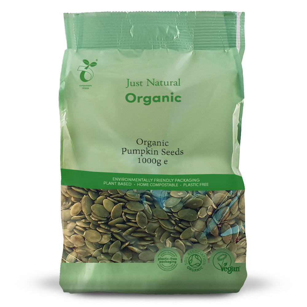 Organic Pumpkin Seeds 1000g, Just Natural Organic