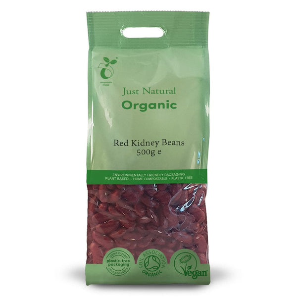 Organic Red Kidney Beans 500g, Just Natural Organic