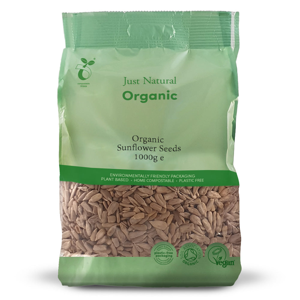 Organic Sunflower Seeds 1000g, Just Natural Organic