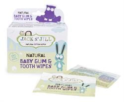 Natural Baby Gum & Tooth Wipes 25 sachets, Jack N Jill