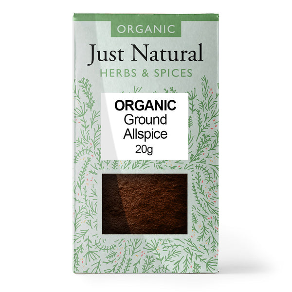 Organic Ground Allspice (Box) 20g, Just Natural Herbs