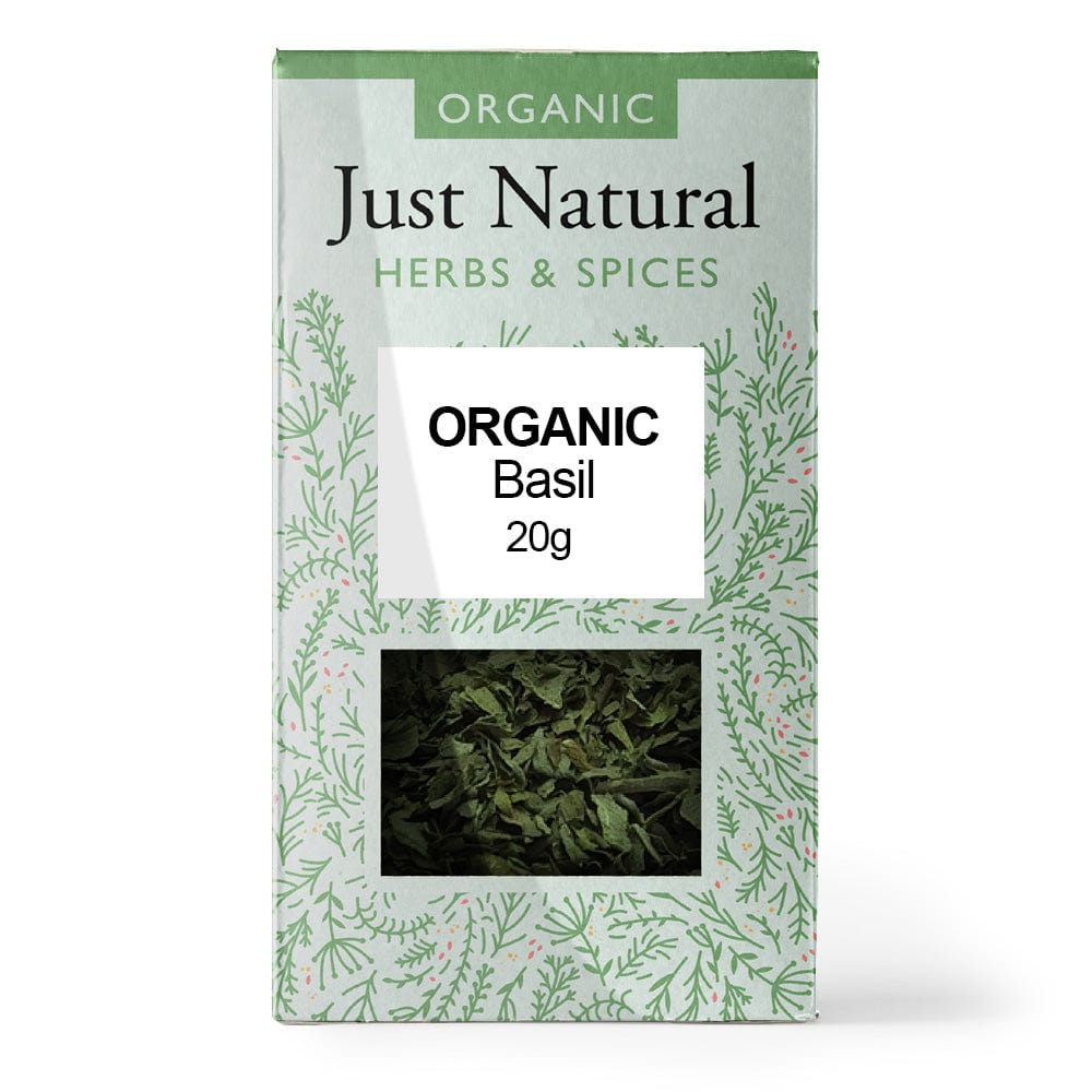 Organic Basil (Box) 20g, Just Natural Herbs