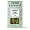 Organic Cardamom Pods (Box) 10g, Just Natural Herbs