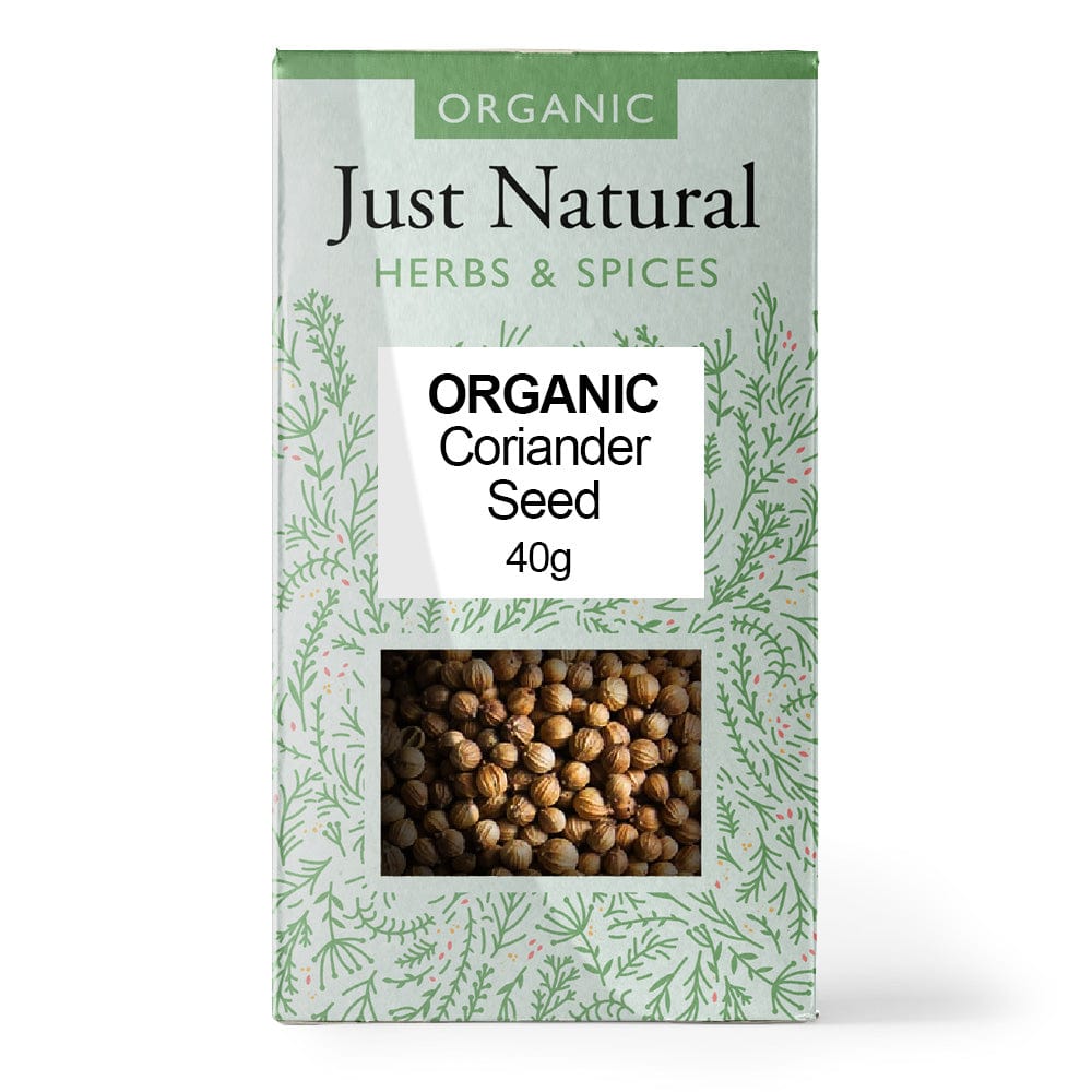 Organic Coriander Seed (Box) 40g, Just Natural Herbs