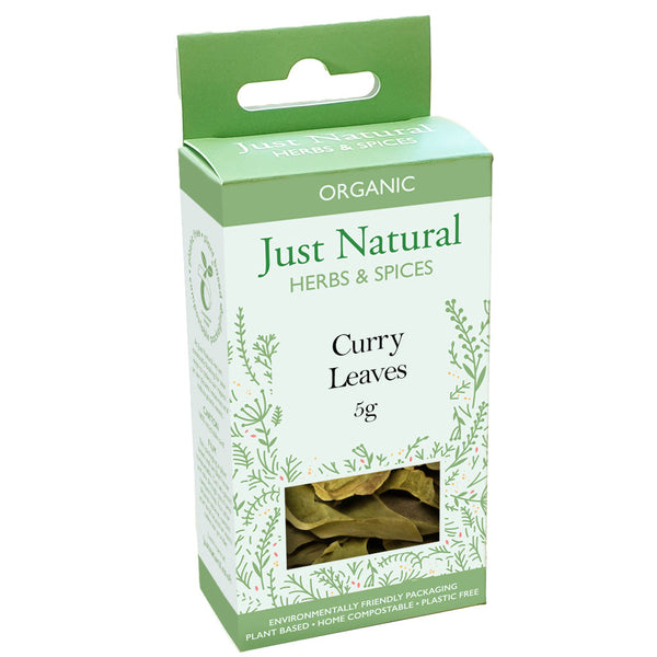 Organic Curry Leaves (Box) 5g, Just Natural Herbs