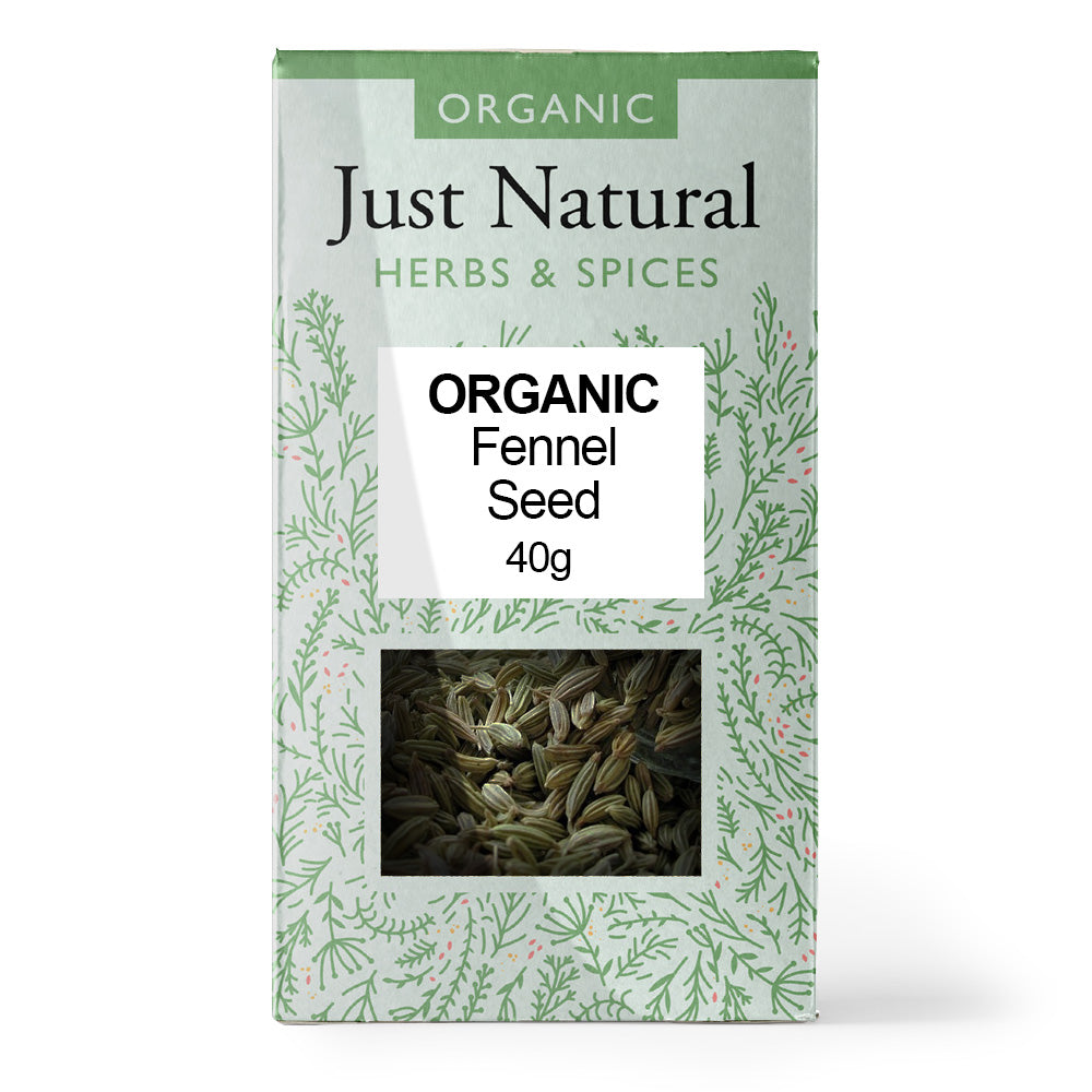 Organic Fennel Seed (Box) 40g, Just Natural Herbs